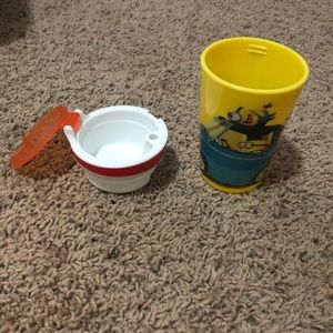 Minions Cup w/Snack Holder on Top